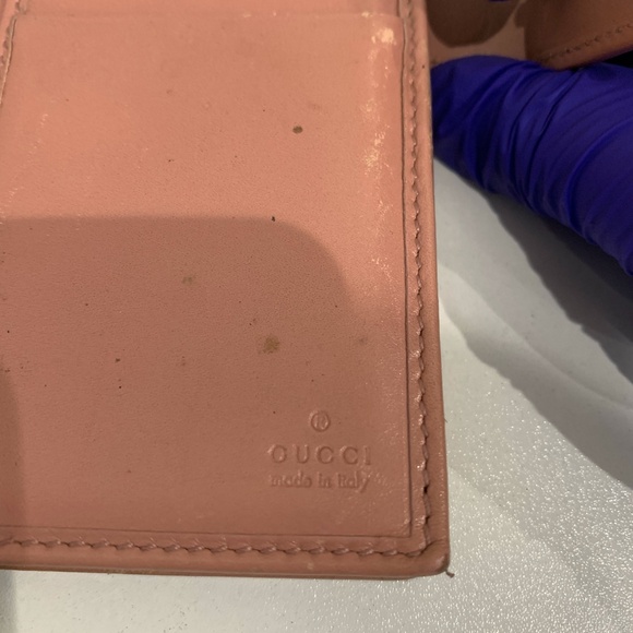 Gucci Brown GG Canvas Long Wallet Sku#84800 (gently used, corners tearing) - Picture 9 of 12